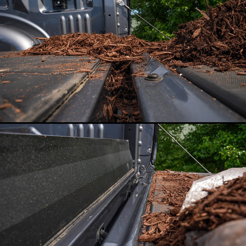IAG BedBridge™ | Ford F-150 (15-26) / F-150 Lightning (22-25) / F-250 Super Duty (17-27) / F-350 Super Duty (17-27) / F-450 Super Duty (17-26) (IAG-BDY-F1601) Truck Bed Bridge Bar offroad accessory | Iron Ridge Offroad