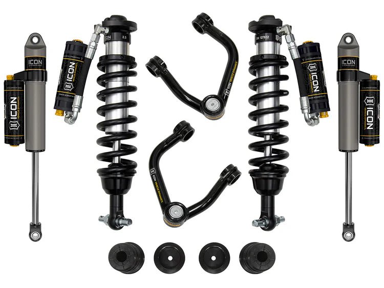 ICON 0 - 3.5 in Stage 5 Suspension System w/ Tubular UCA Alum Knuckle - 2019 - 2023 Ford Ranger Suspension offroad accessory | Iron Ridge Offroad