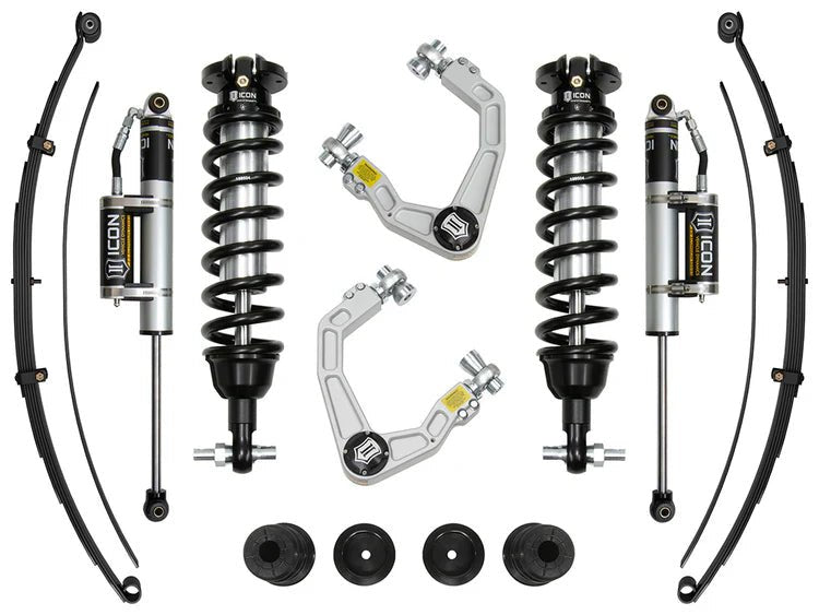 ICON 0 - 3.5 in Stage 6 Suspension System w/ Billet UCA Alum Knuckle - 2019 - 2023 Ford Ranger Suspension offroad accessory | Iron Ridge Offroad