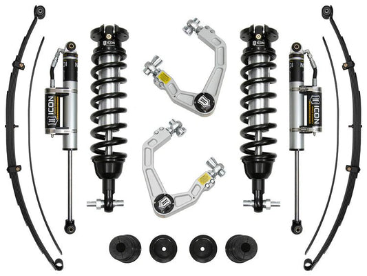 ICON 0 - 3.5 in Stage 6 Suspension System w/ Billet UCA Alum Knuckle - 2019 - 2023 Ford Ranger Suspension offroad accessory | Iron Ridge Offroad