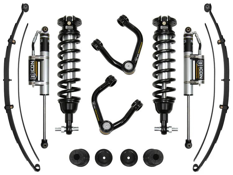 ICON 0 - 3.5 in Stage 6 Suspension System w/ Tubular UCA Alum Knuckle - 2019 - 2023 Ford Ranger Suspension offroad accessory | Iron Ridge Offroad
