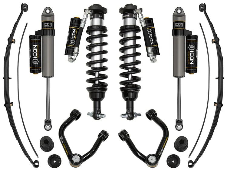 ICON 0 - 3.5 in Stage 7 Suspension System w/ Tubular UCA Alum Knuckle - 2019 - 2023 Ford Ranger Suspension offroad accessory | Iron Ridge Offroad