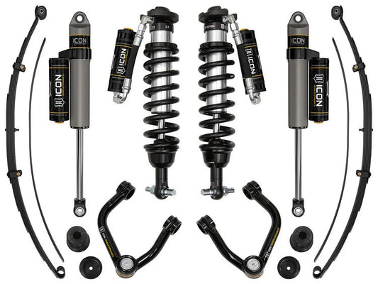 ICON 0 - 3.5 in Stage 7 Suspension System w/ Tubular UCA Alum Knuckle - 2019 - 2023 Ford Ranger Suspension offroad accessory | Iron Ridge Offroad