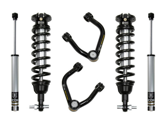 ICON 19 - 21 Ford Ranger 0 - 3.5in Stage 2 Suspension System w/ Tubular UCA Alum Knuckle Suspension offroad accessory | Iron Ridge Offroad