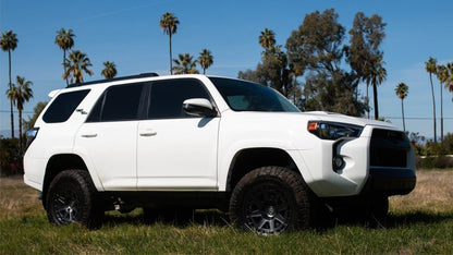 ICON Compass 17x8.5 6x5.5 0mm Offset 4.75in BS Satin Black Wheel Wheels offroad accessory | Iron Ridge Offroad