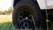 ICON Compass 17x8.5 6x5.5 0mm Offset 4.75in BS Satin Black Wheel Wheels offroad accessory | Iron Ridge Offroad