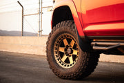 ICON Raider 17x8.5 6x5.5 0mm Offset 4.75in BS Satin Brass Wheel Wheels offroad accessory | Iron Ridge Offroad