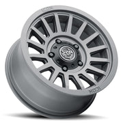 ICON Recon SLX 17x8.5 6x5.5 BP 0mm Offset 4.75in BS 106.1mm Bore Charcoal Wheel Wheels offroad accessory | Iron Ridge Offroad