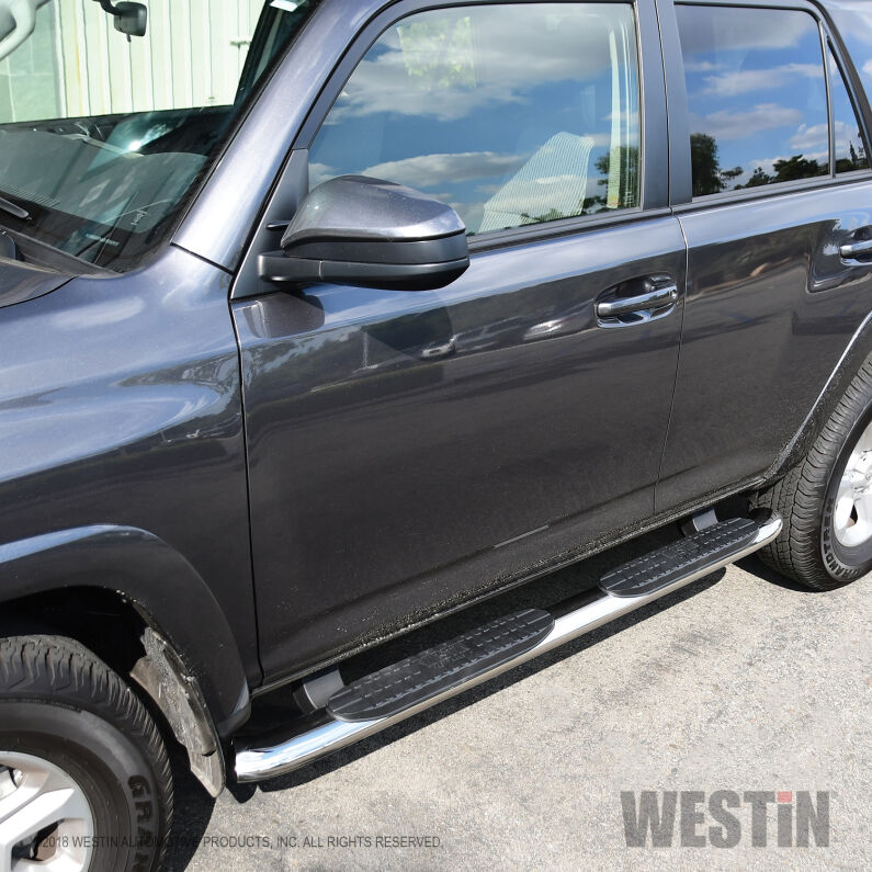 Westin 24-26 Toyota Tacoma Xtra Cab PRO TRAXX 4 in Oval Polished Nerf Step Bars | Toyota Tacoma (24-26) (21-22790)