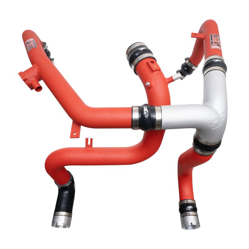 Injen 21 - 23 Ford Bronco 2.7L V6 (TT) EcoBoost SES Intercooler Pipes - Wrinkle Red Forced Induction offroad accessory | Iron Ridge Offroad