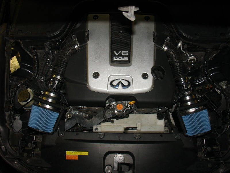 Injen Black Short Ram Intake System | Infiniti G35/37 (07-13) (SP1998BLK) Air Intake Systems offroad accessory | Iron Ridge Offroad