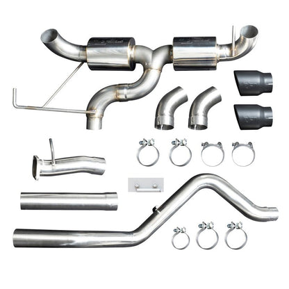 Injen SES Cat - Back Exhaust System Black Tips - 2021+ Ford Bronco 2.3L / 2.7L Exhaust offroad accessory | Iron Ridge Offroad