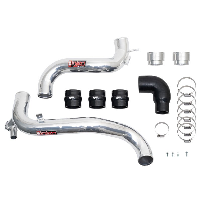 Injen SES Intercooler Pipes Polished - 2021 - 2024 Ford Bronco 2.3L Forced Induction offroad accessory | Iron Ridge Offroad