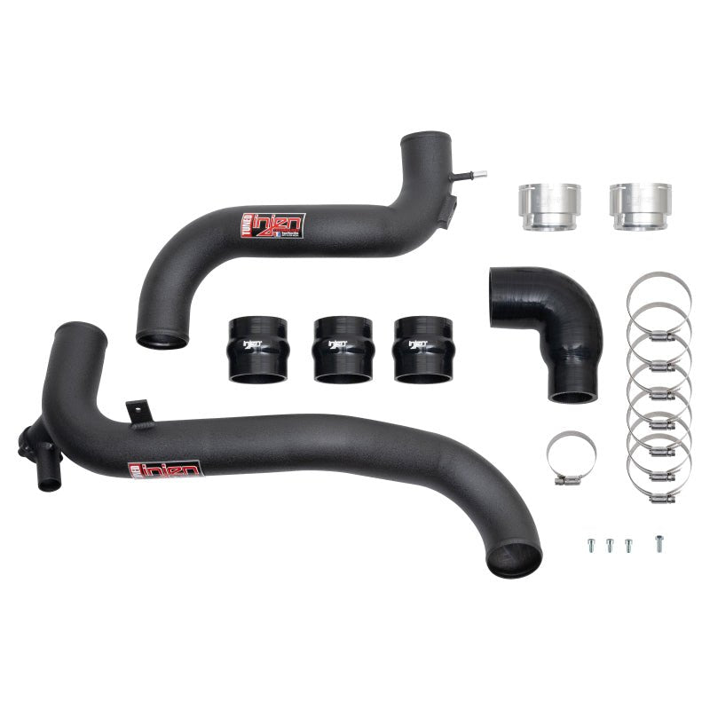 Injen SES Intercooler Pipes Wrinkle Black - 2021 - 2024 Ford Bronco 2.3L Forced Induction offroad accessory | Iron Ridge Offroad
