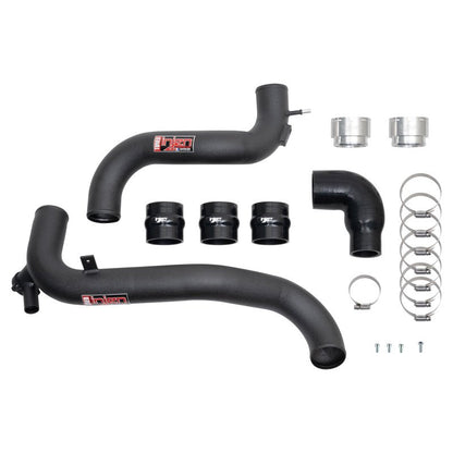 Injen SES Intercooler Pipes Wrinkle Black - 2021 - 2024 Ford Bronco 2.3L Forced Induction offroad accessory | Iron Ridge Offroad