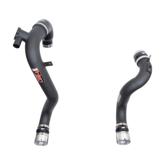 Injen SES Intercooler Pipes Wrinkle Black - 2021 - 2024 Ford Bronco 2.3L Forced Induction offroad accessory | Iron Ridge Offroad