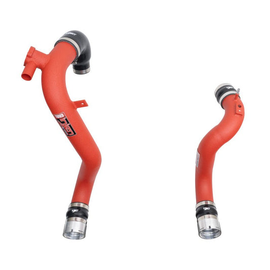 Injen SES Intercooler Pipes Wrinkle Red - 2021 - 2024 Ford Bronco 2.3L Forced Induction offroad accessory | Iron Ridge Offroad