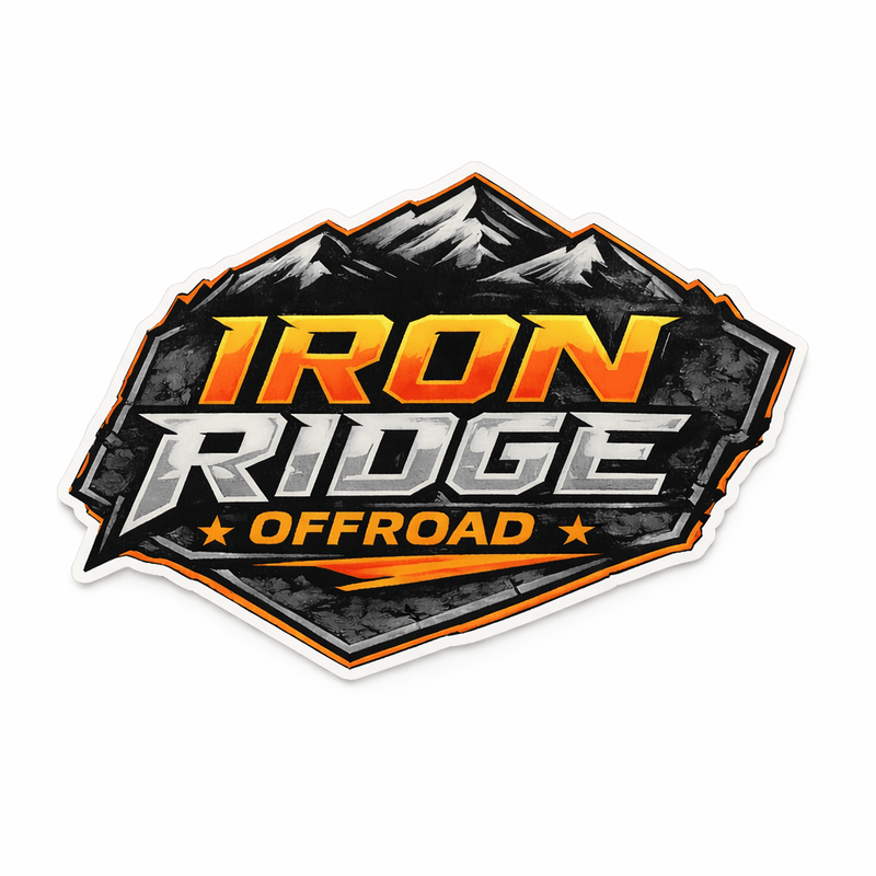 Iron Ridge Offroad 4" Sticker offroad accessory | Iron Ridge Offroad