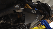 JKS Manufacturing Front Control Arm Skid Plates - 2021+ Ford Bronco Body Armor & Protection offroad accessory | Iron Ridge Offroad