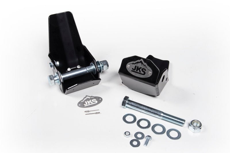 JKS Manufacturing Rear Lower Shock Skid/Roost Guard - 2021+ Ford Bronco Body Armor & Protection offroad accessory | Iron Ridge Offroad