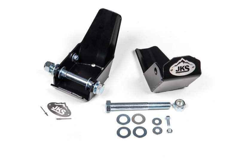 JKS Manufacturing Rear Lower Shock Skid/Roost Guard - 2021+ Ford Bronco Body Armor & Protection offroad accessory | Iron Ridge Offroad