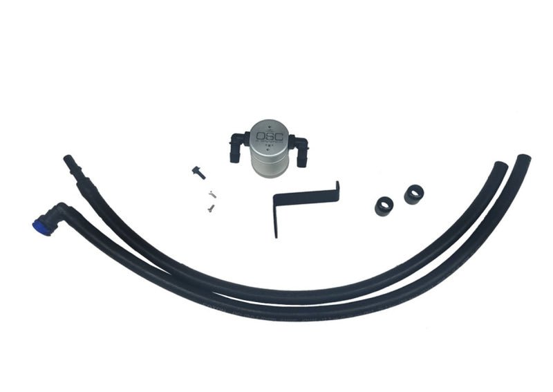 J&L Driver Side Oil Separator 3.0 Clear Anodized - 2019 - 2023 Ford Ranger 2.3L Engine Components offroad accessory | Iron Ridge Offroad