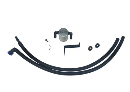 J&L Driver Side Oil Separator 3.0 Clear Anodized - 2019 - 2023 Ford Ranger 2.3L Engine Components offroad accessory | Iron Ridge Offroad