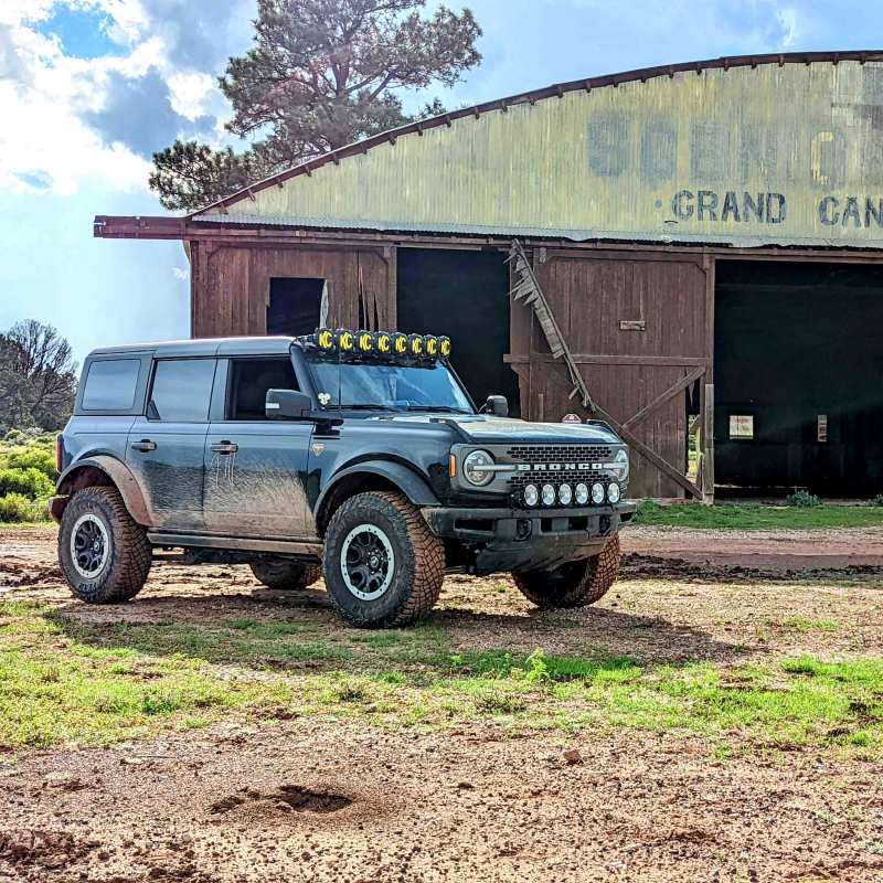 KC HiLiTES 21+ Ford Bronco Gravity LED Pro6 Light Bar Kit - 39 Inches Lights offroad accessory | Iron Ridge Offroad