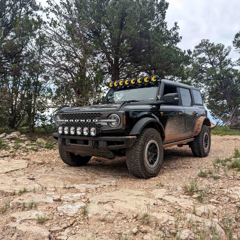 KC HiLiTES 21+ Ford Bronco Gravity LED Pro6 Light Bar Kit - 39 Inches Lights offroad accessory | Iron Ridge Offroad
