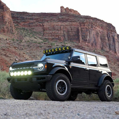 KC HiLiTES 21+ Ford Bronco Gravity LED Pro6 Light Bar Kit - 39 Inches Lights offroad accessory | Iron Ridge Offroad