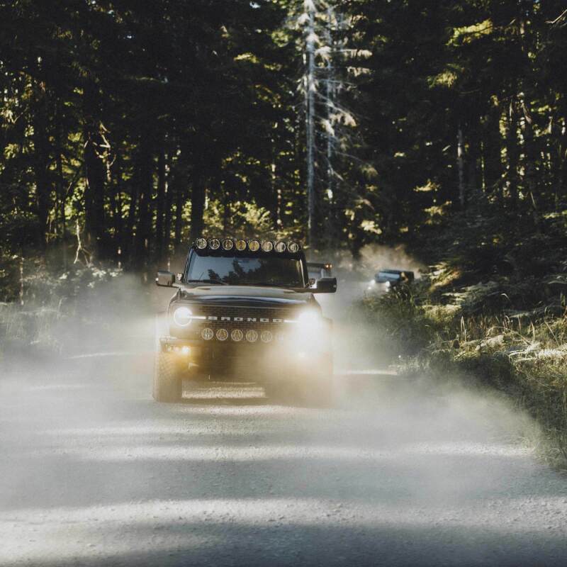 KC HiLiTES FLEX ERA 3 Dual Mode SAE Fog Light Pocket Kit - 2021+ Ford Bronco Lights offroad accessory | Iron Ridge Offroad