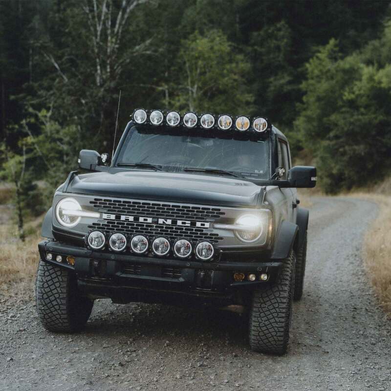 KC HiLiTES FLEX ERA 3 Dual Mode SAE Fog Light Pocket Kit - 2021+ Ford Bronco Lights offroad accessory | Iron Ridge Offroad