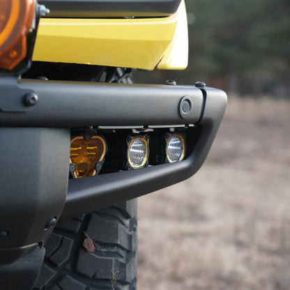 KC HiLiTES FLEX ERA 3 Dual Mode SAE Fog Light Pocket Kit - 2021+ Ford Bronco Lights offroad accessory | Iron Ridge Offroad