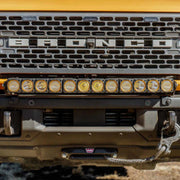 KC HiLiTES Front Bumper Light Bar Mount 30 in FLEX ERA LED 2021+ Ford Bronco Lights offroad accessory | Iron Ridge Offroad