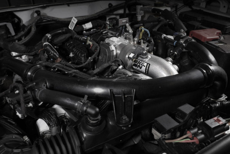 K&N 2021+ Ford Bronco V6 - 2.7L Charge Pipe Forced Induction offroad accessory | Iron Ridge Offroad