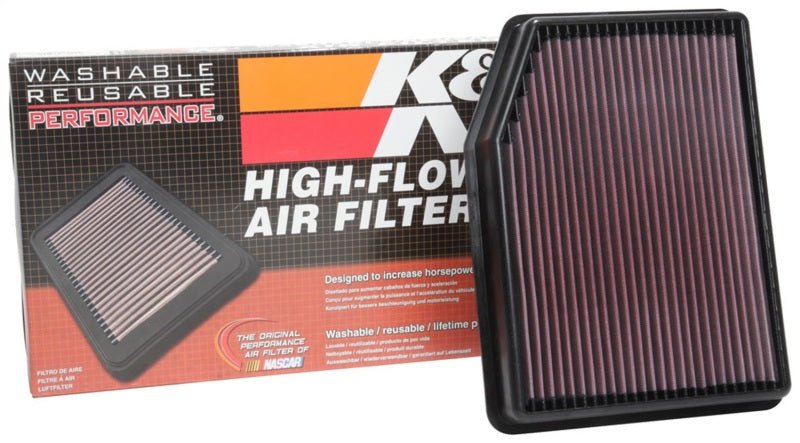 K&N 33-5083 High Flow Performance Air Filter for 2019-2023 Silverado Sierra 1500 Air Filters offroad accessory | Iron Ridge Offroad