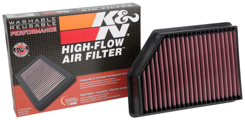 K&N 33-5098 Performance Air Filter | Chevrolet Silverado 2500HD / Silverado 3500HD / Sierra 2500HD / Sierra 3500HD (20-26) (33-5098) Air Filters offroad accessory | Iron Ridge Offroad