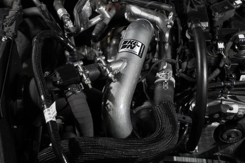 K&N Performance Aluminum Charge Pipe - 2024+ Ford Ranger 2.3L Forced Induction offroad accessory | Iron Ridge Offroad