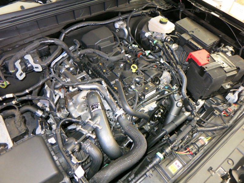 K&N Performance Aluminum Charge Pipe - 2024+ Ford Ranger 2.3L Forced Induction offroad accessory | Iron Ridge Offroad