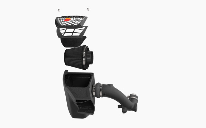 K&N Performance DryFlow Air Intake System - 2021+ Ford Bronco 2.3L Air Intake Systems offroad accessory | Iron Ridge Offroad