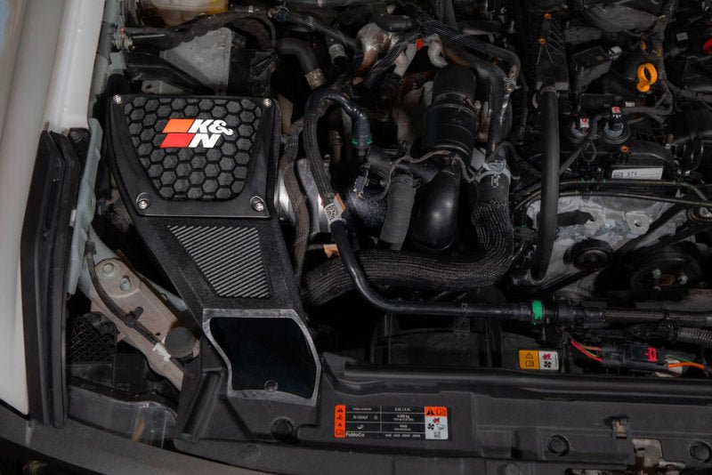 K&N Performance DryFlow Air Intake System - 2021+ Ford Bronco 2.3L Air Intake Systems offroad accessory | Iron Ridge Offroad