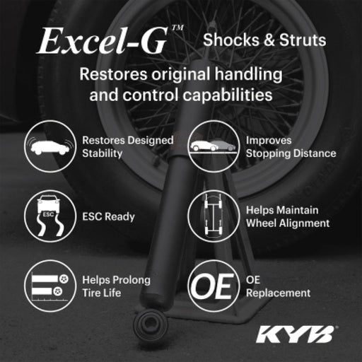 KYB Excel-G Rear Shock | Chevrolet Silverado / GMC Sierra (19-21) (3450043) Suspension offroad accessory | Iron Ridge Offroad