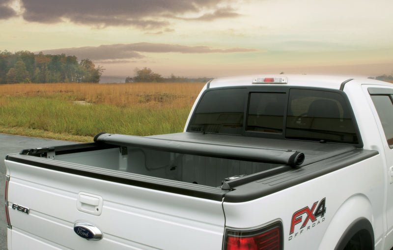 Lund 19 - 23 Ford Ranger (5ft Bed) Genesis Roll Up Tonneau Cover - Black Tonneau Covers offroad accessory | Iron Ridge Offroad