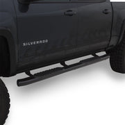 LUND 5in Oval Curved Steel Nerf Bars | Chevrolet Silverado 1500 (19-26) / GMC Sierra 1500 (19-26) (23810563) Nerf Bars & Running Boards offroad accessory | Iron Ridge Offroad