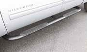 LUND Oval Curved SS Nerf Bars | Chevrolet Silverado 1500 / 2500HD / 3500HD / GMC Sierra 1500 / 2500HD / 3500HD (19-26) (23288964) Nerf Bars & Running Boards offroad accessory | Iron Ridge Offroad