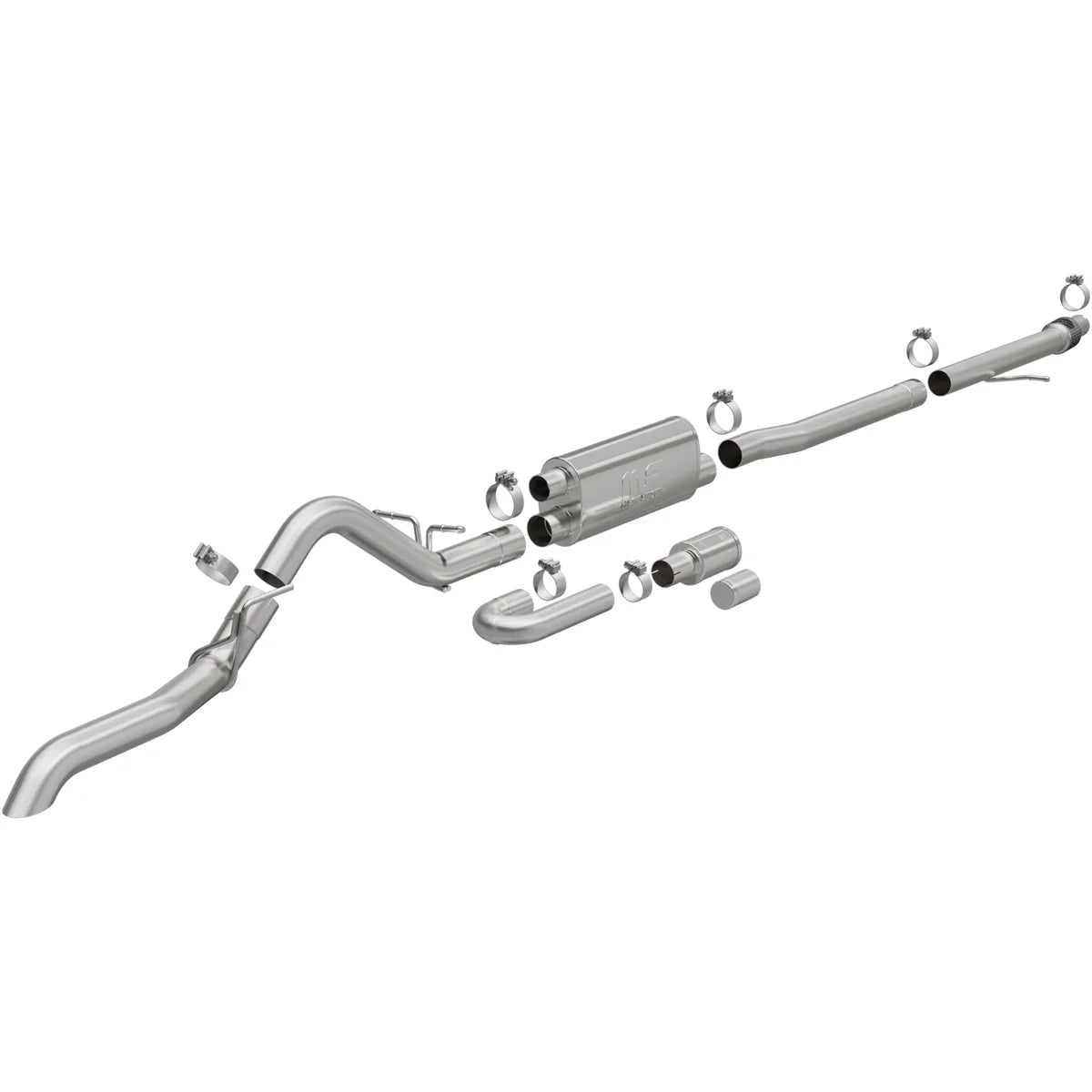Magnaflow Overland Series High Clearance Exit Performance Exhaust - 2024+ Ford Ranger 2.3L Exhaust offroad accessory | Iron Ridge Offroad