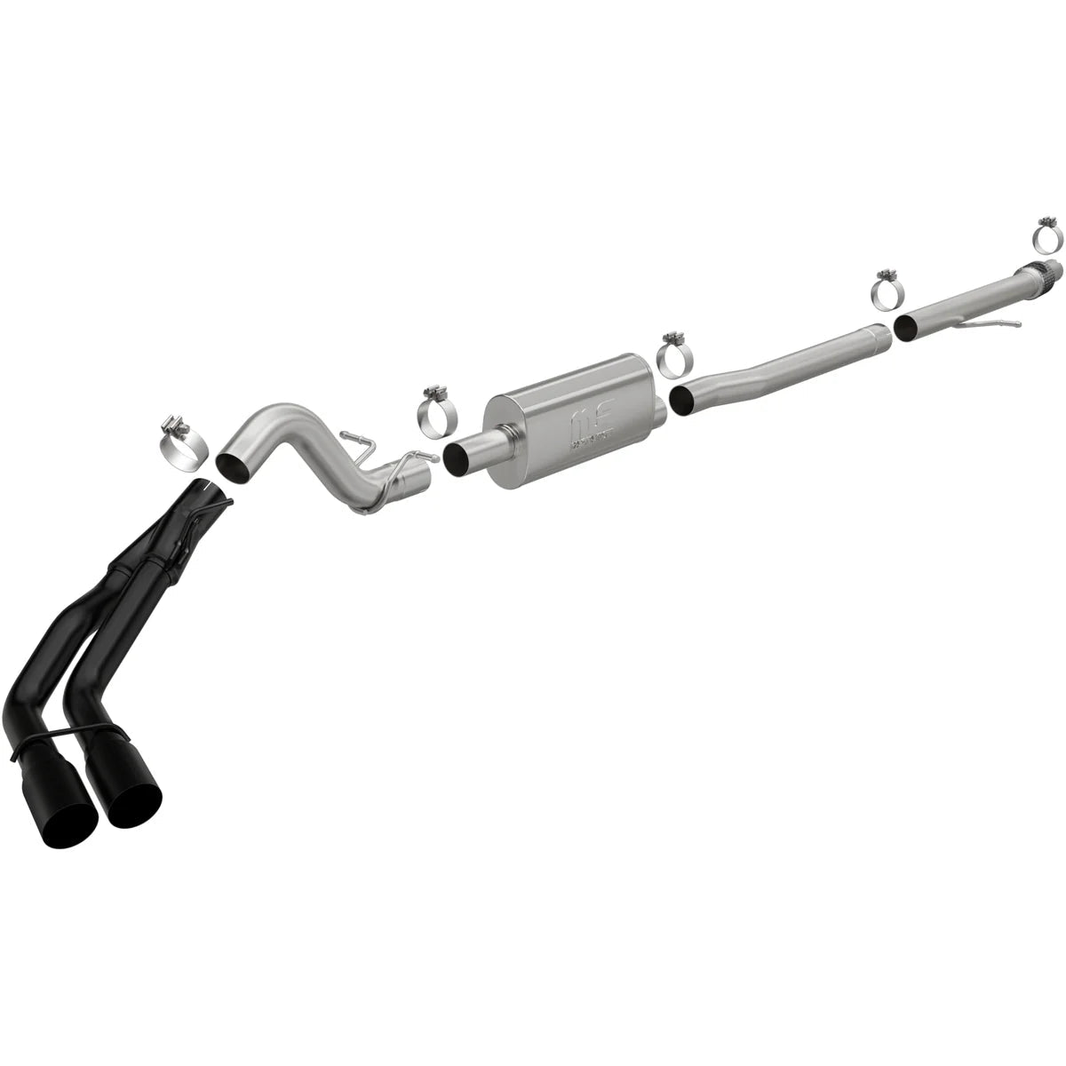 Magnaflow SPEQ Series Cat - Back Performance Exhaust Black - 2024+ Ford Ranger 2.3L Exhaust offroad accessory | Iron Ridge Offroad