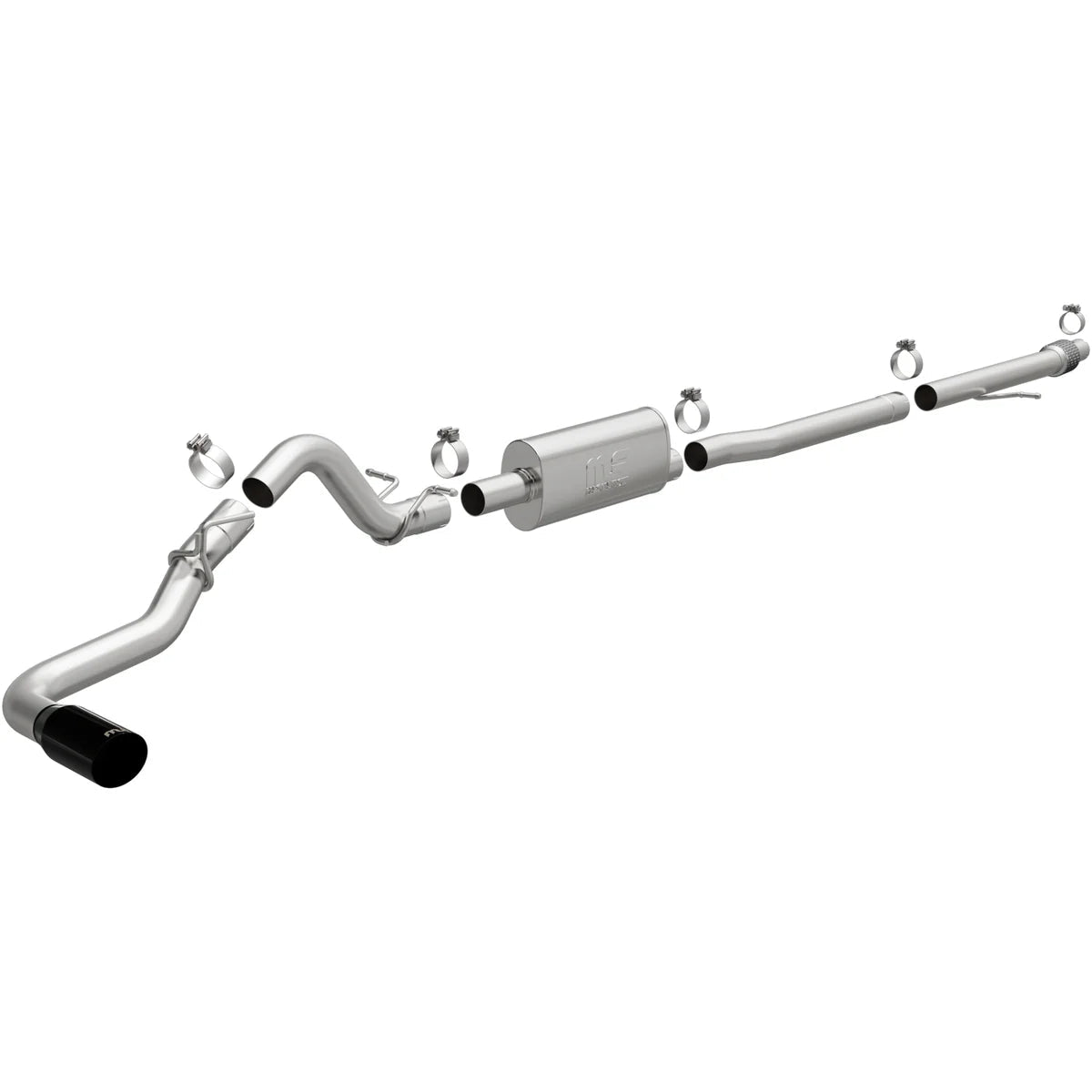 Magnaflow SPEQ Series Cat - Back Single Exit Exhaust w/ Black Chrome Tips - 2024+ Ford Ranger 2.3L Exhaust offroad accessory | Iron Ridge Offroad