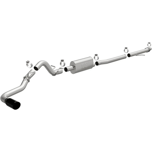 Magnaflow SPEQ Series Cat - Back Single Exit Exhaust w/ Black Chrome Tips - 2024+ Ford Ranger 2.3L Exhaust offroad accessory | Iron Ridge Offroad