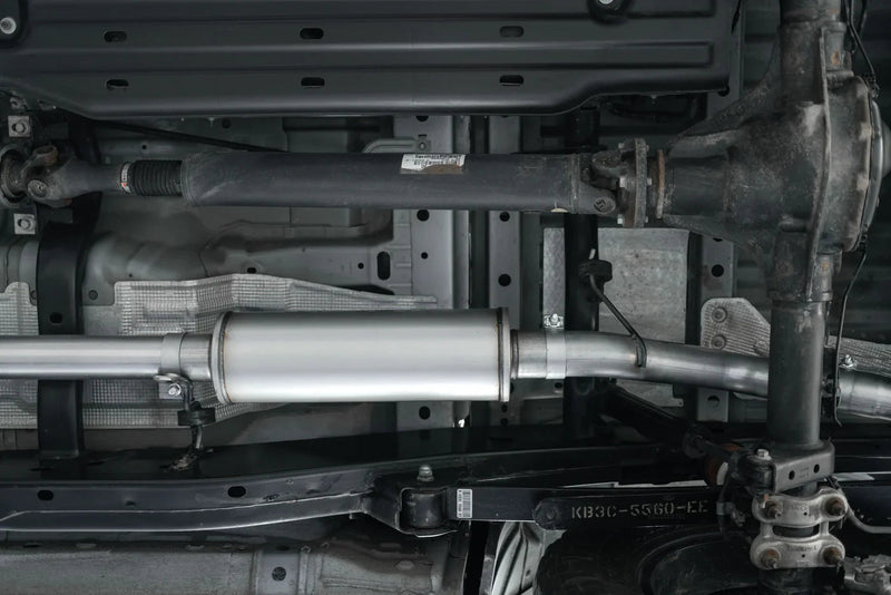 MBRP 2019 - 2023 Ford Ranger Ecoboost 2.3L 4in OD Tip Single Side Exit 3in T304 Cat Back Exhaust offroad accessory | Iron Ridge Offroad